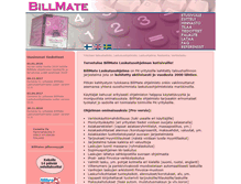 Tablet Screenshot of billmate.fi